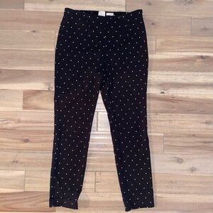 a new day Black with White Polka Dot Pants
